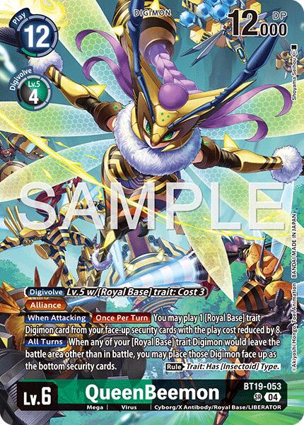 QueenBeemon [BT19-053] (Digimon Liberator Debuggers Set) [Release Special Booster Ver.2.0] | Total Play