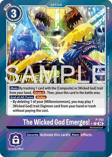 The Wicked God Emerges! [P-193] (Store Tournament 2025 Vol.3 Winner Pack) [Promotional Cards] | Total Play