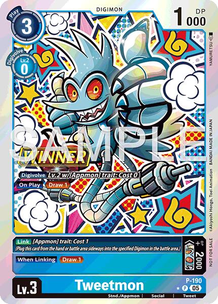Tweetmon [P-190] (Store Tournament 2025 Vol.3 Winner Pack) [Promotional Cards] | Total Play