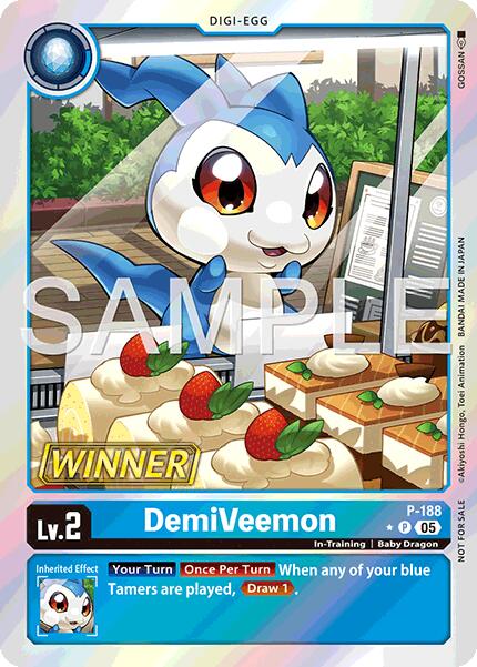 DemiVeemon [P-188] (Store Tournament 2025 Vol.3 Winner Pack) [Promotional Cards] | Total Play