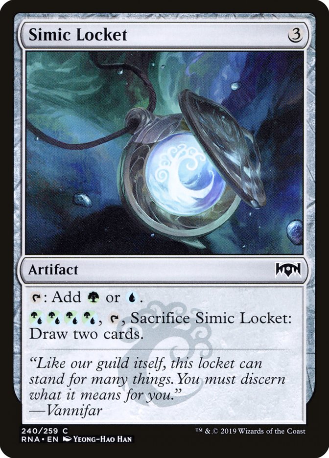 Simic Locket [Ravnica Allegiance] | Total Play