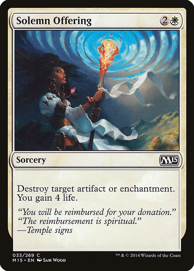 Solemn Offering [Magic 2015] | Total Play