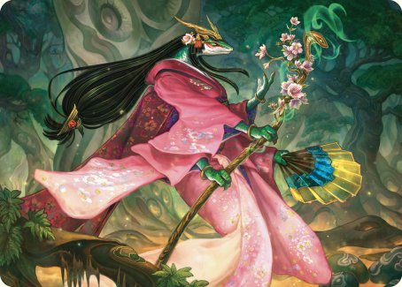 Sakiko, Mother of Summer Art Card [Commander Masters Art Series] | Total Play