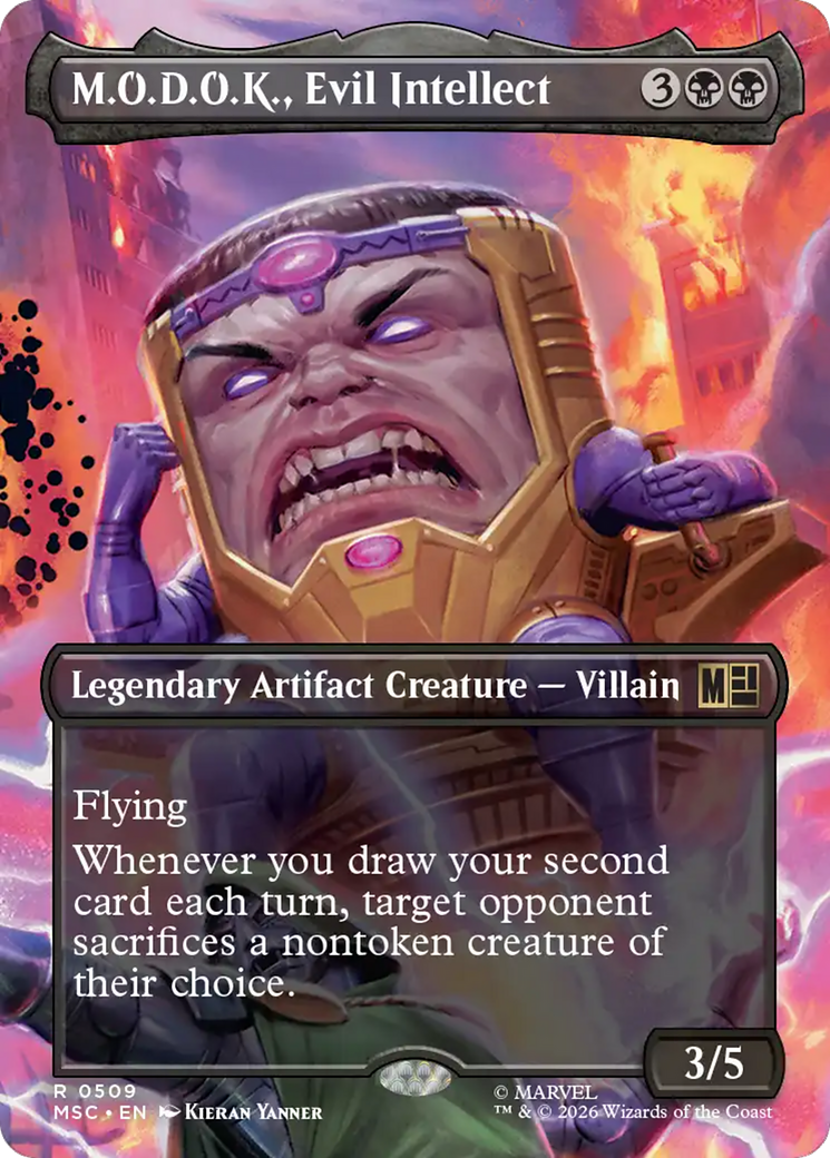 M.O.D.O.K., Evil Intellect (Borderless) [Marvel Super Heroes Commander] | Total Play
