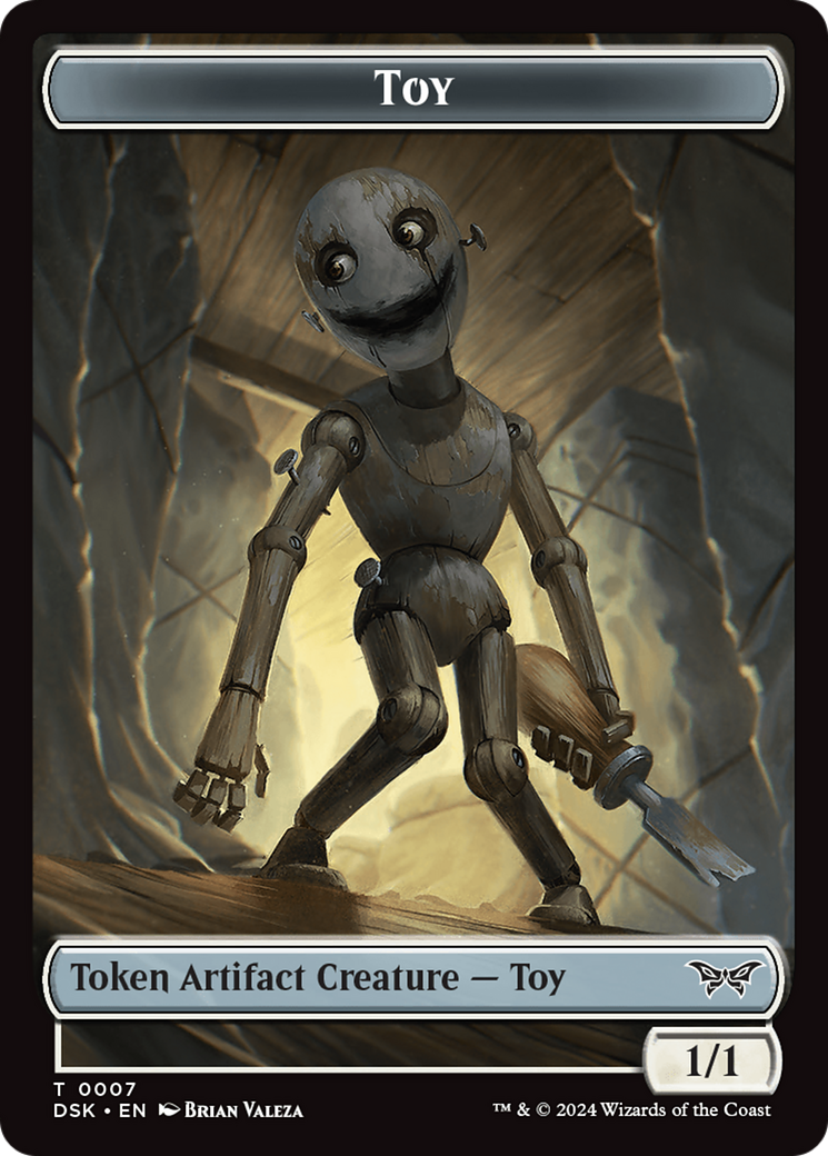 Toy // Treasure Double-Sided Token [Duskmourn: House of Horror Tokens] | Total Play