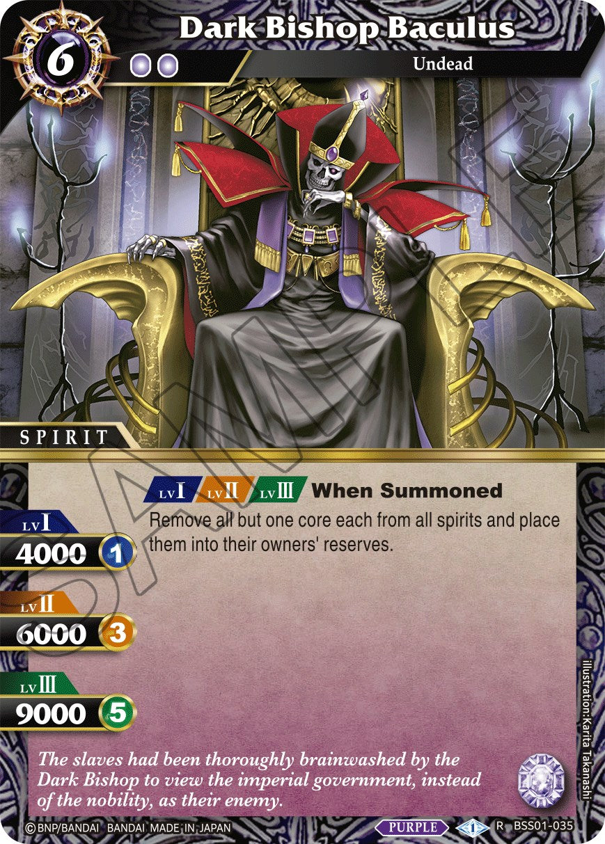 Dark Bishop Baculus (BSS01-035) [Dawn of History] | Total Play