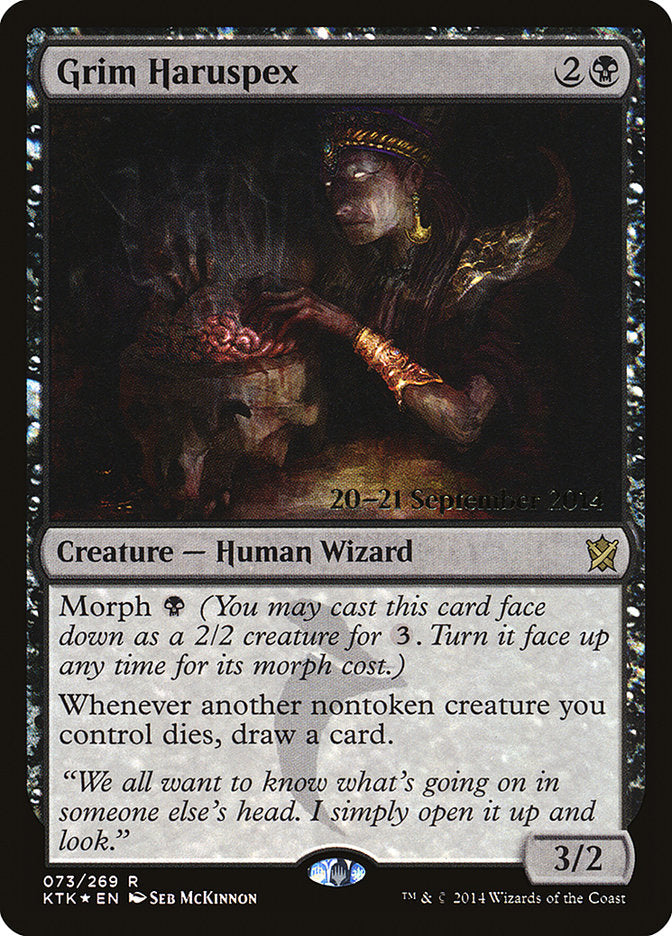 Grim Haruspex [Khans of Tarkir Prerelease Promos] | Total Play