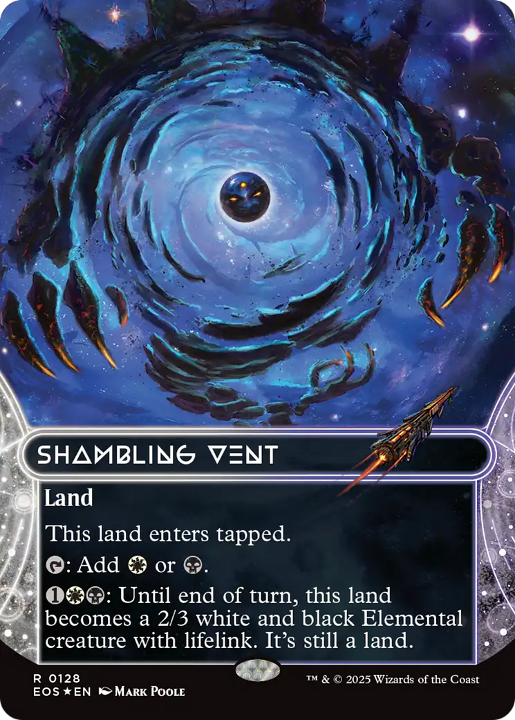 Shambling Vent (0128) (Borderless) (Galaxy Foil) [Edge of Eternities: Stellar Sights] | Total Play