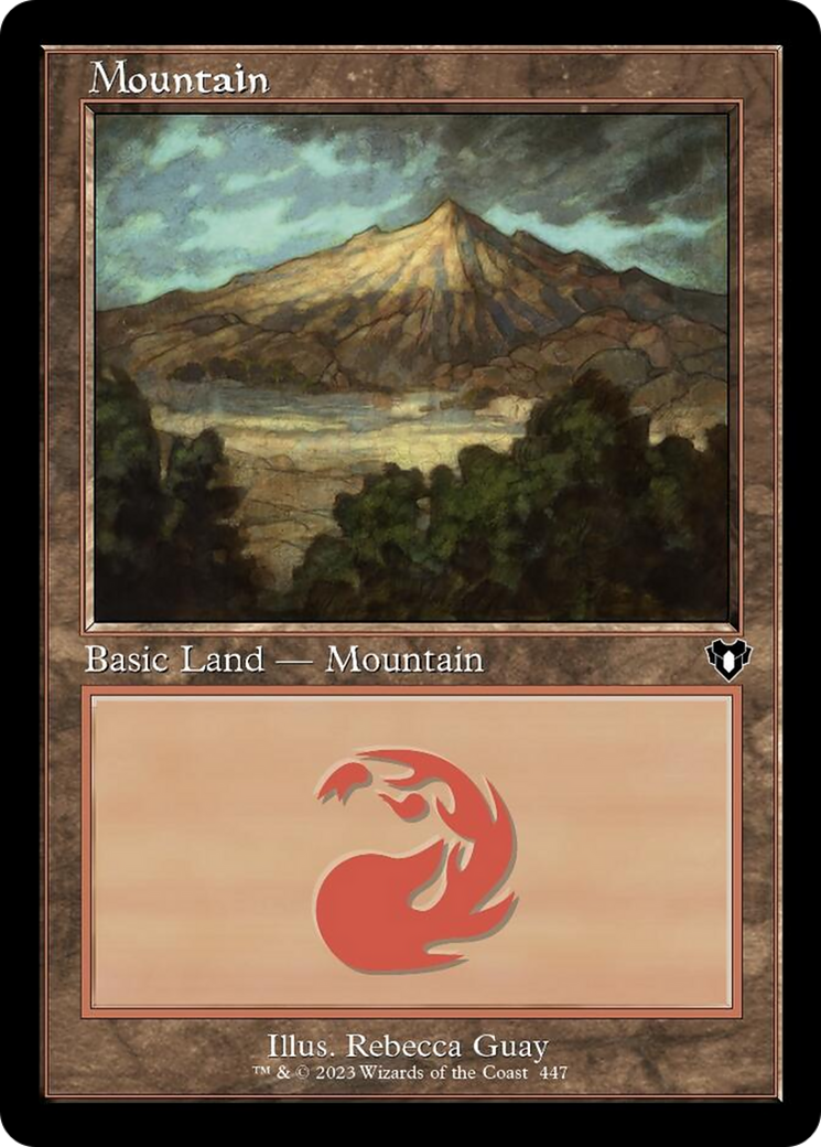 Mountain (447) (Retro) [Commander Masters] | Total Play