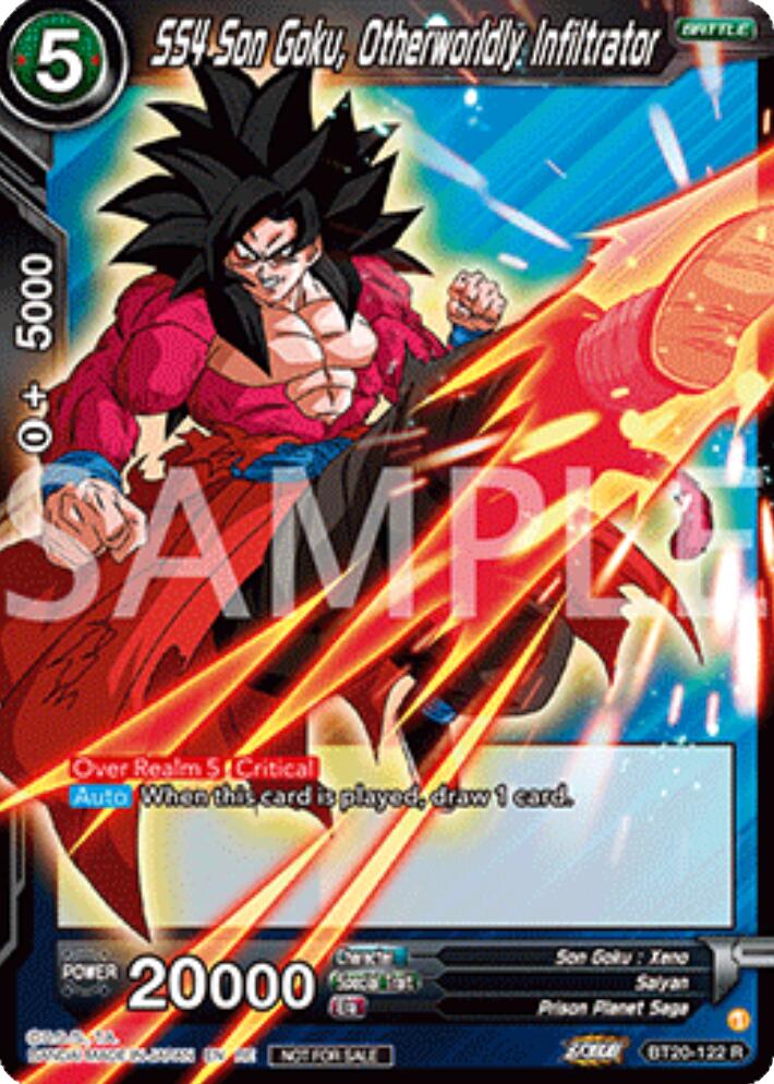 SS4 Son Goku, Otherworldly Infiltrator (Deluxe Pack 2025 Vol.2) (BT20-122) [Promotion Cards] | Total Play