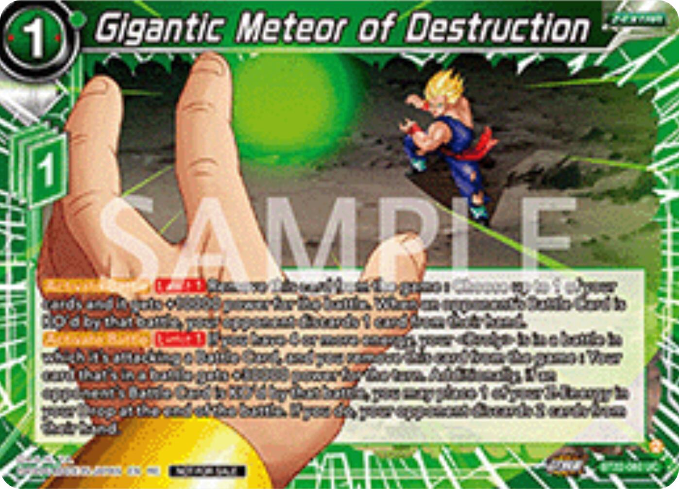 Gigantic Meteor of Destruction (Deluxe Pack 2025 Vol.2) (BT22-060) [Promotion Cards] | Total Play