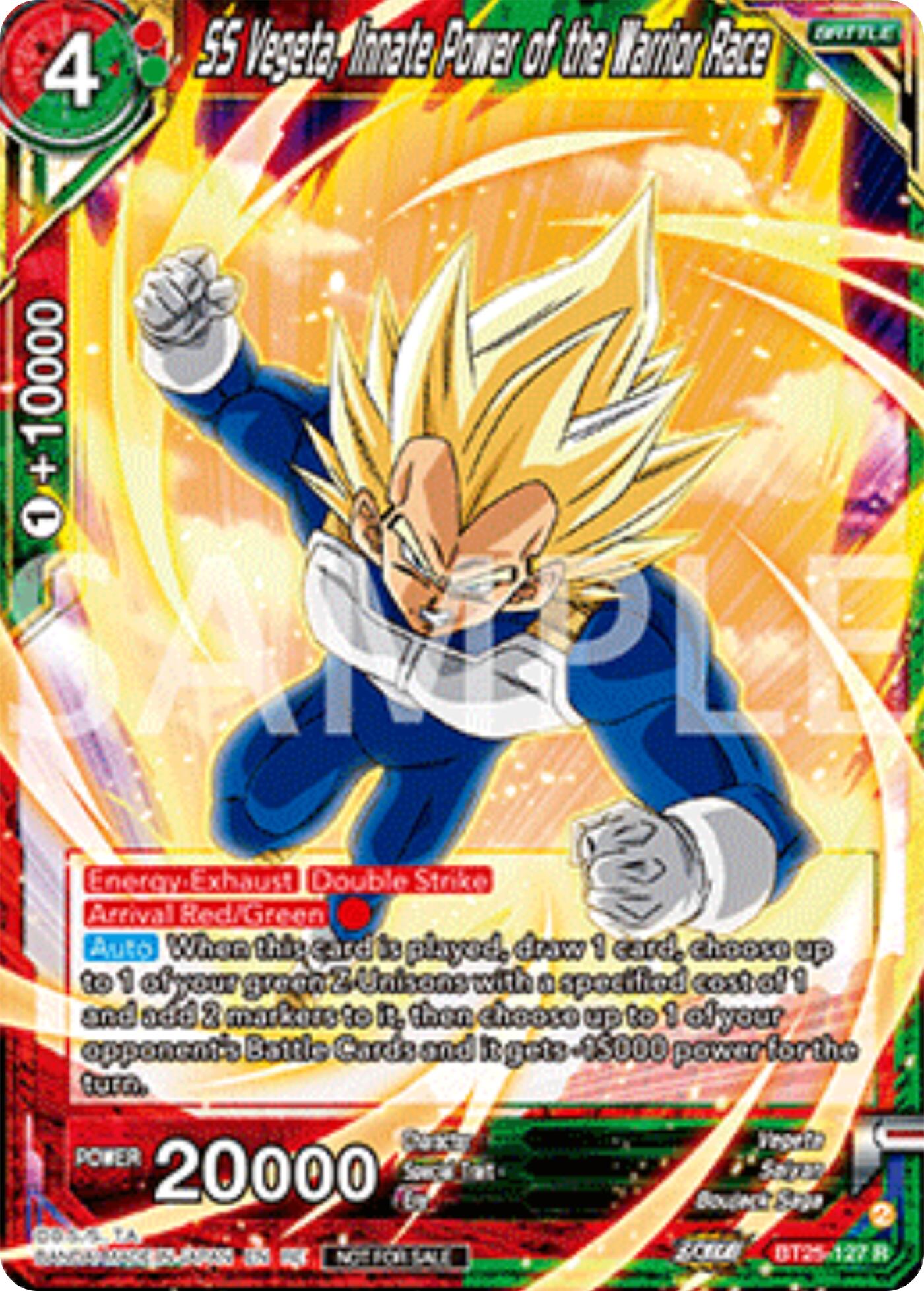 SS Vegeta, Innate Power of the Warrior Race (Deluxe Pack 2025 Vol.2) (BT25-127) [Promotion Cards] | Total Play