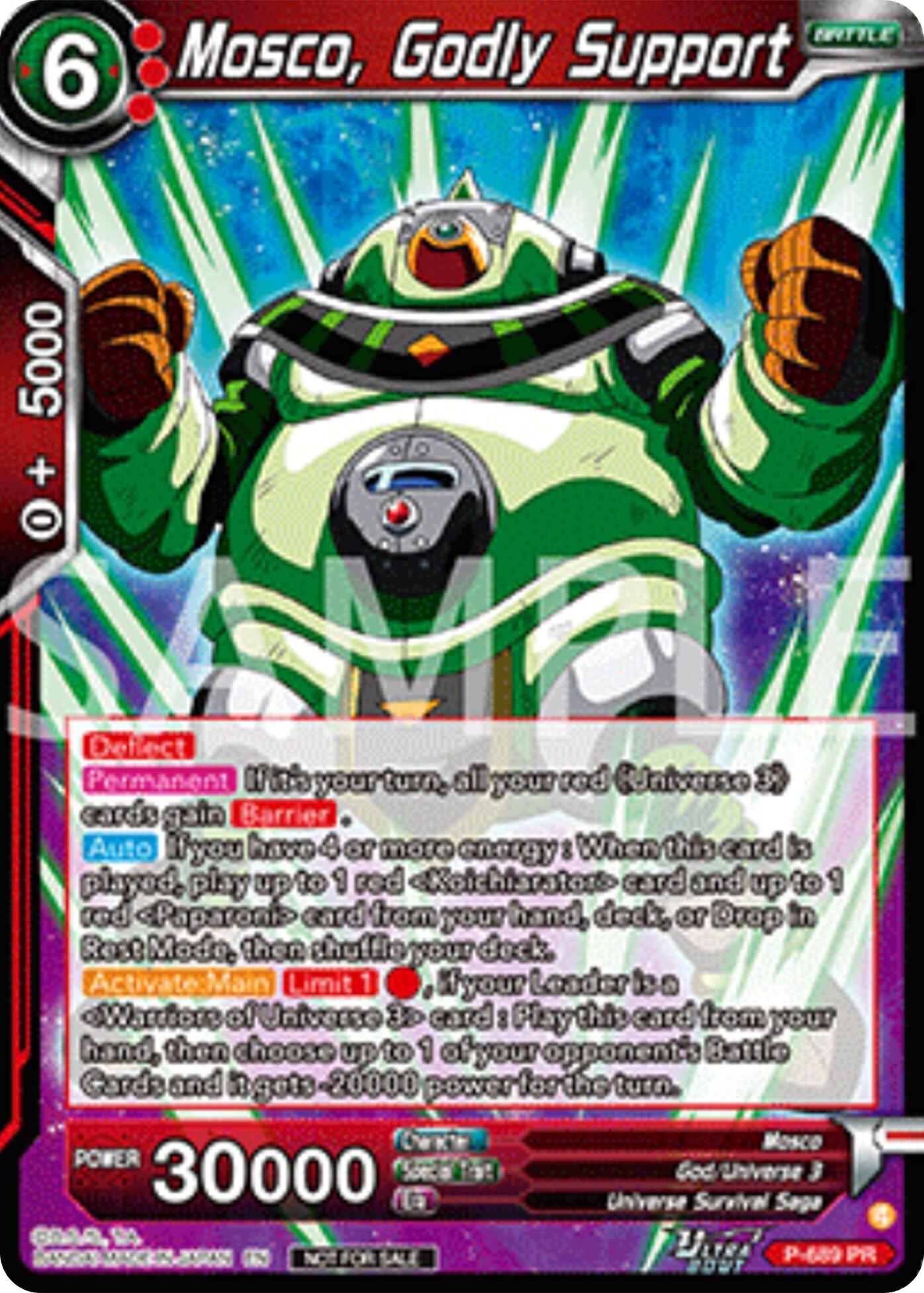 Mosco, Godly Support (Deluxe Pack 2025 Vol.2) (P-689) [Promotion Cards] | Total Play