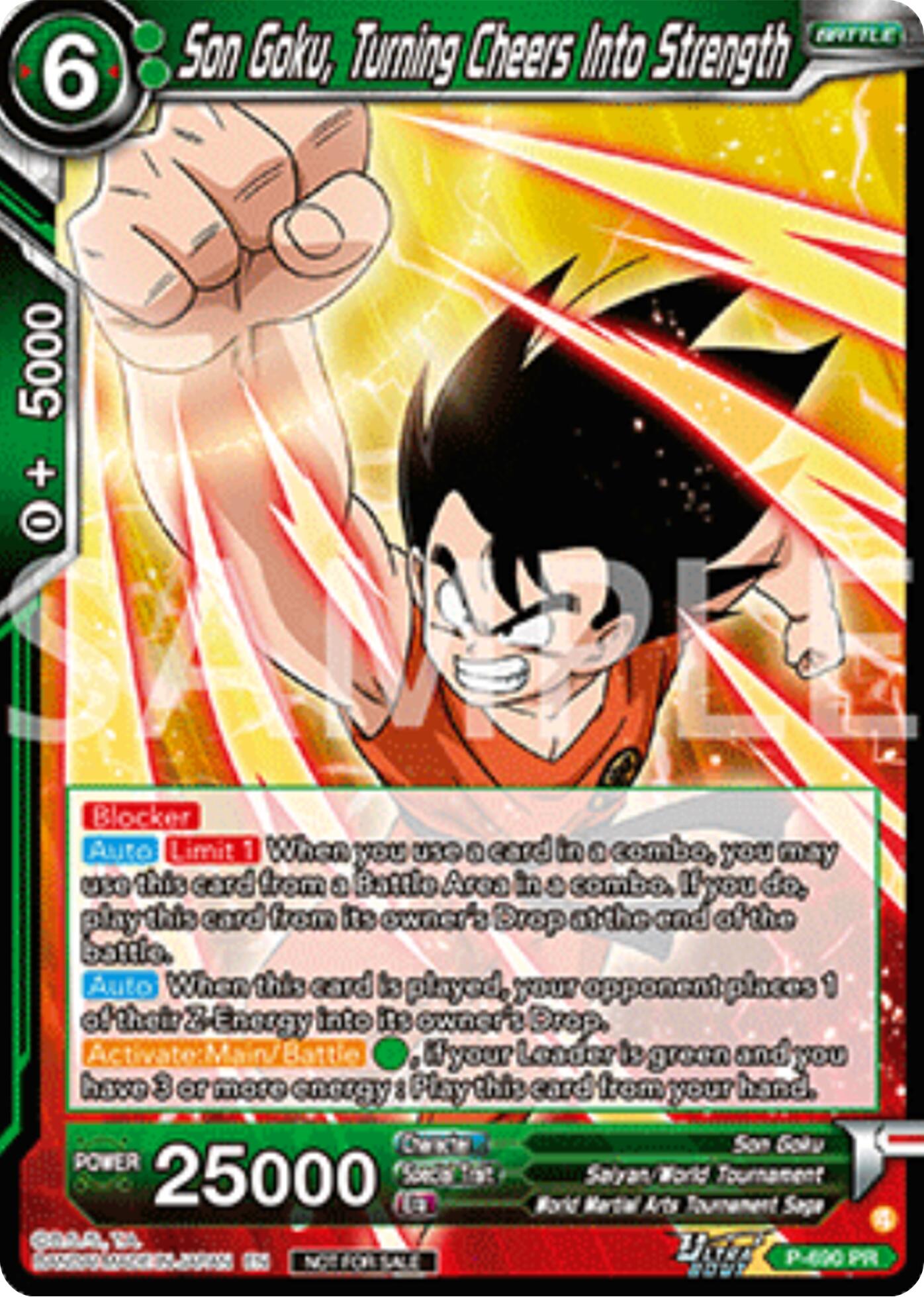 Son Goku, Turning Cheers Into Strength (Deluxe Pack 2025 Vol.2) (P-690) [Promotion Cards] | Total Play