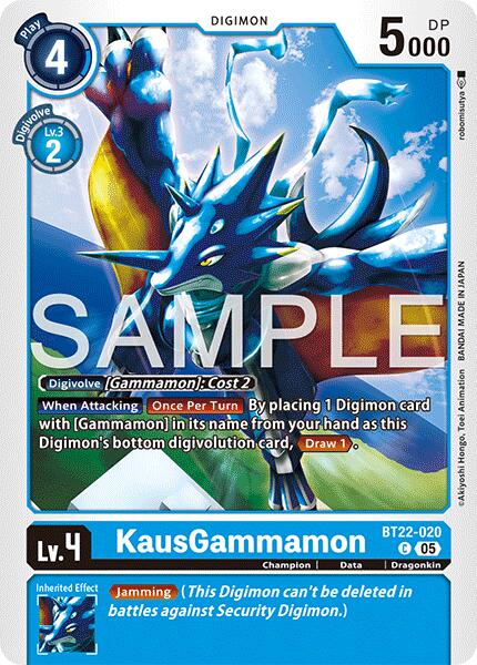 KausGammamon [BT22-020] [Cyber Eden] | Total Play