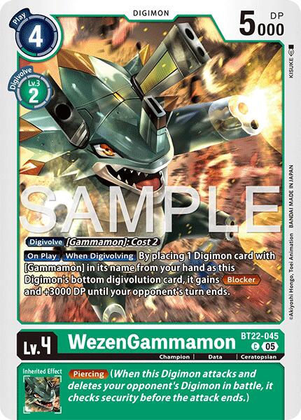 WezenGammamon [BT22-045] [Cyber Eden] | Total Play