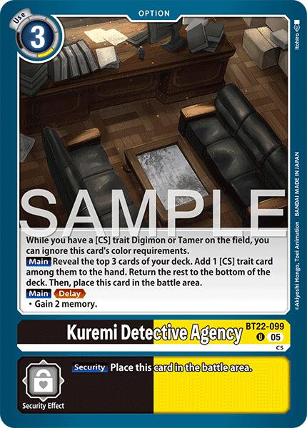 Kuremi Detective Agency [BT22-099] [Cyber Eden] | Total Play