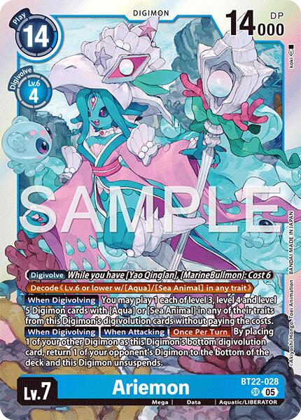 Ariemon [BT22-028] [Cyber Eden] | Total Play