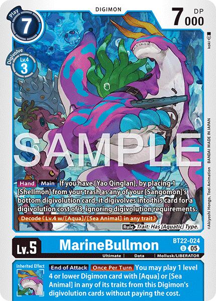 MarineBullmon [BT22-024] [Cyber Eden] | Total Play