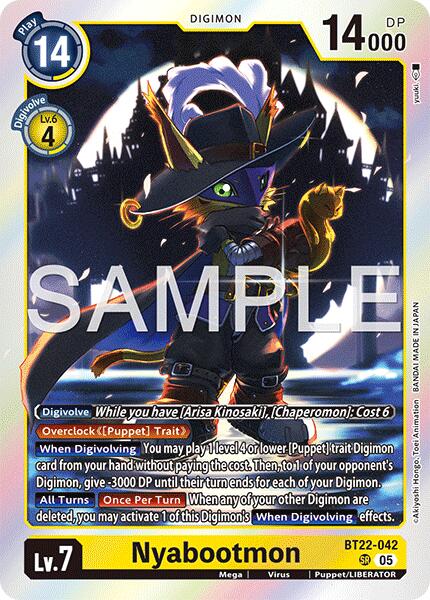 Nyabootmon [BT22-042] [Cyber Eden] | Total Play