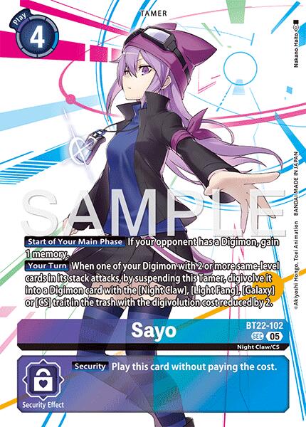 Sayo [BT22-102] [Cyber Eden] | Total Play