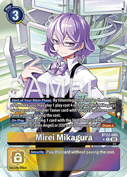 Mirei Mikagura [BT22-089] (Alternate Art) [Cyber Eden] | Total Play