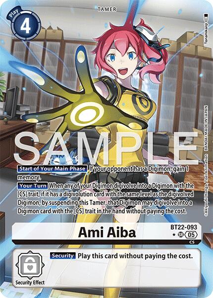Ami Aiba [BT22-093] (Alternate Art) [Cyber Eden] | Total Play