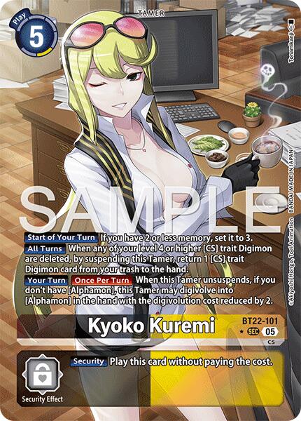 Kyoko Kuremi [BT22-101] (Alternate Art) [Cyber Eden] | Total Play