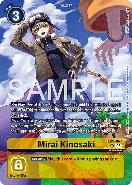 Mirai Kinosaki [EX9-067] (Digimon Liberator Debuggers Set) [Versus Monsters] | Total Play