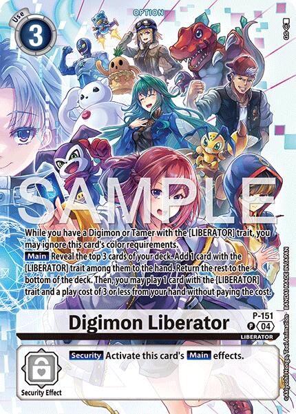 Digimon Liberator [P-151] (Digimon Liberator Debuggers Set) [Promotional Cards] | Total Play