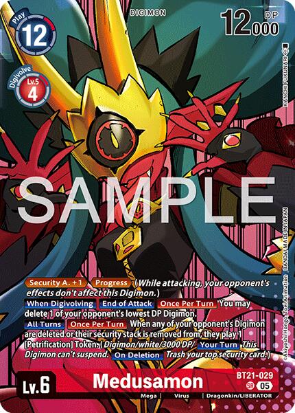 Medusamon [BT21-029] (Digimon Liberator Debuggers Set) [World Convergence] | Total Play