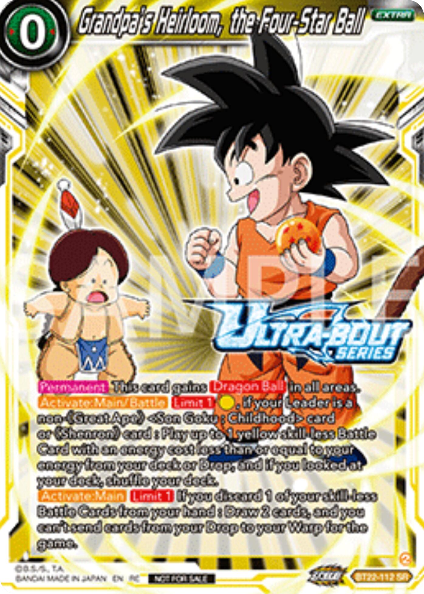 Grandpa's Heirloom, the Four-Star Ball (Event Pack 17) (BT22-112) [Promotion Cards] | Total Play