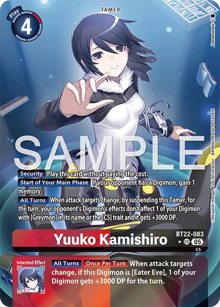 Yuuko Kamishiro [BT22-083] (Alternate Art) [Cyber Eden] | Total Play