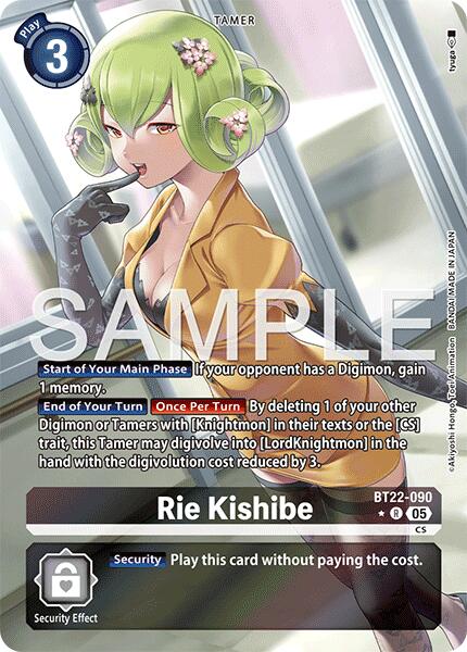 Rie Kishibe [BT22-090] (Alternate Art) [Cyber Eden] | Total Play