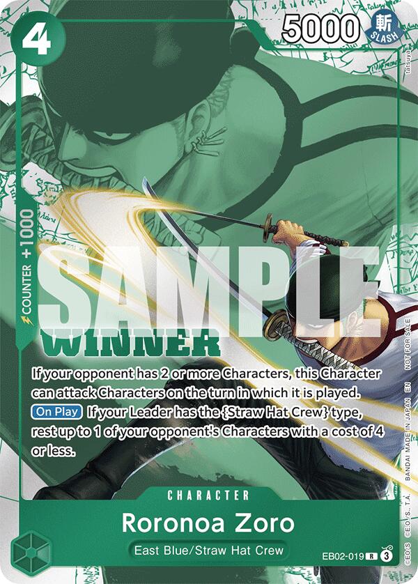 Roronoa Zoro (Winner Pack 2025 Vol. 3) [One Piece Promotion Cards] | Total Play