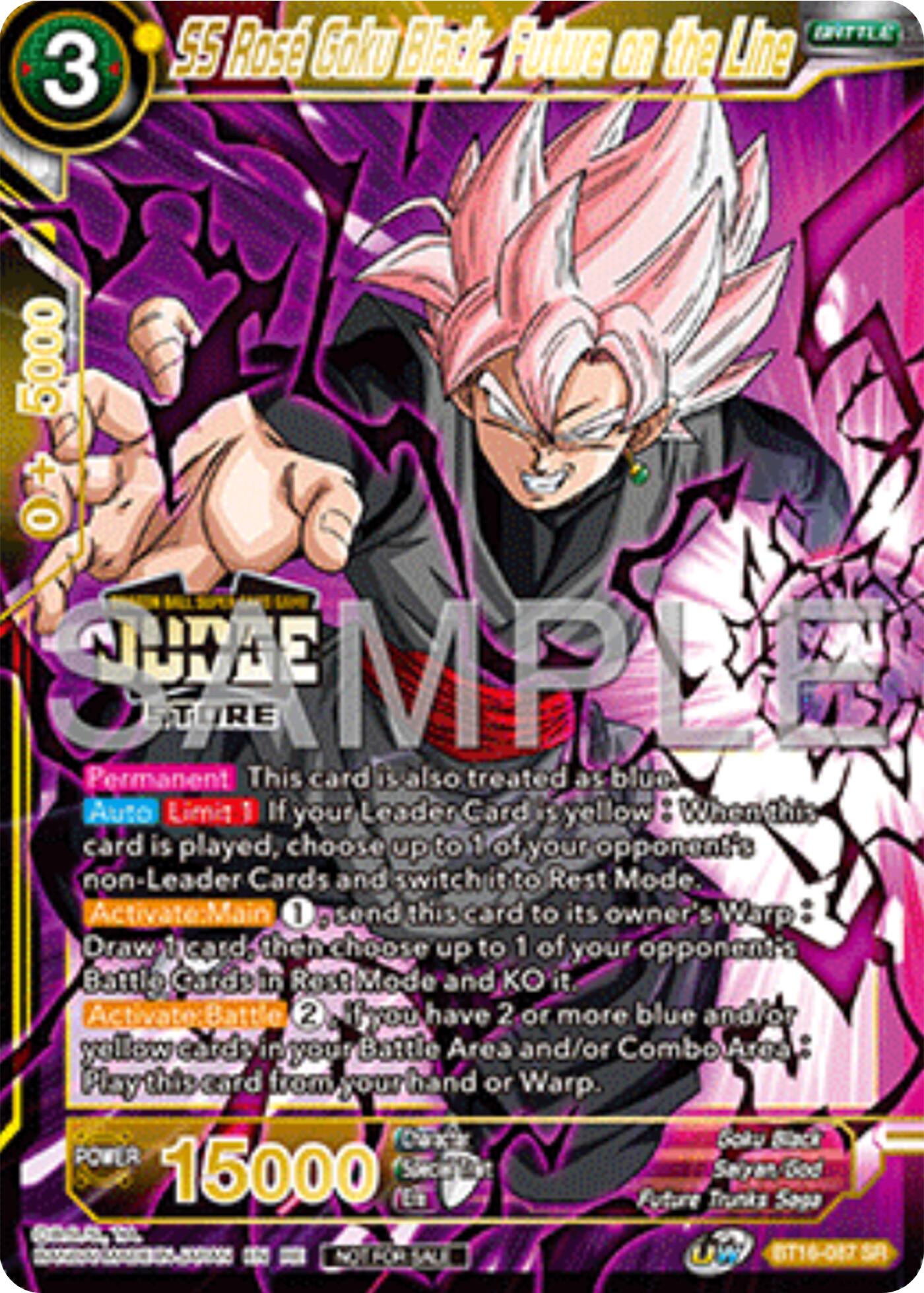 SS Rose Goku Black, Future on the Line (Judge Pack Vol.17) (Store) (BT16-087) [Tournament Promotion Cards] | Total Play