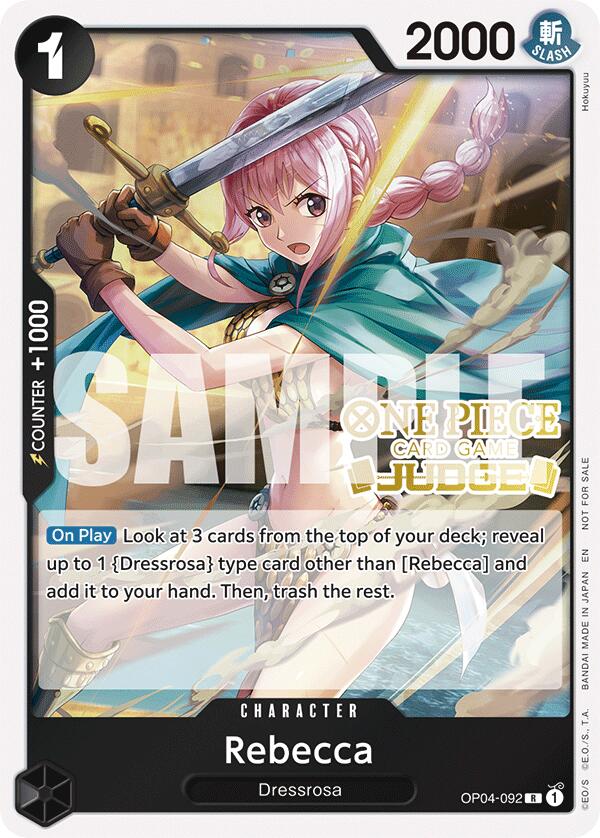 Rebecca (Judge Pack Vol. 6) [One Piece Promotion Cards] | Total Play