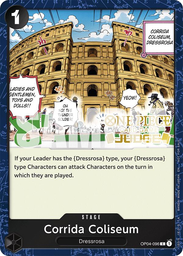 Corrida Coliseum (Judge Pack Vol. 6) [One Piece Promotion Cards] | Total Play