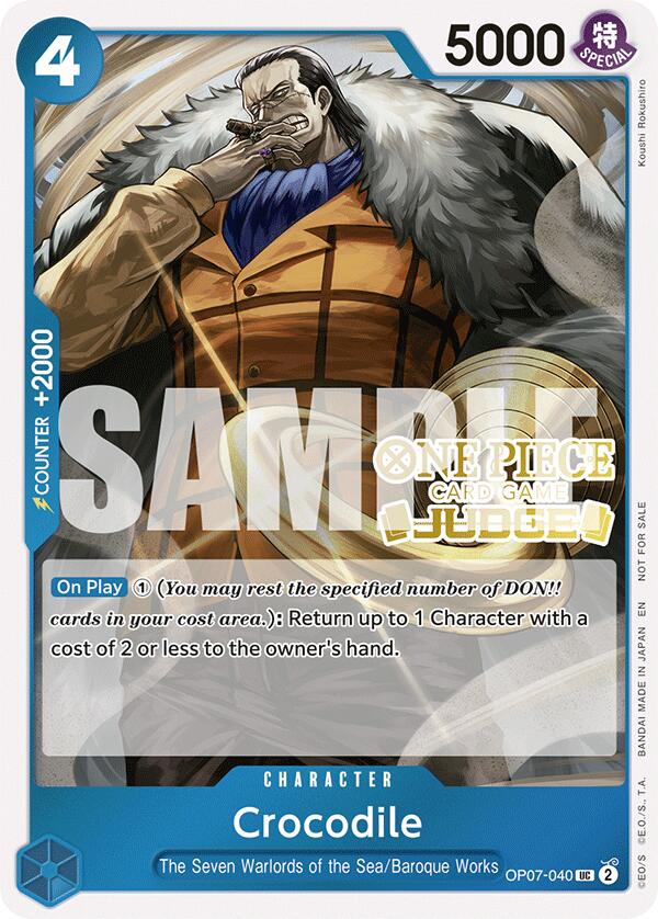 Crocodile (Judge Pack Vol. 6) [One Piece Promotion Cards] | Total Play