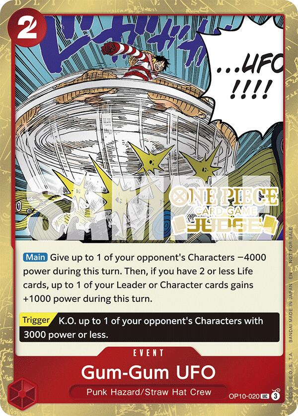 Gum-Gum UFO (Judge Pack Vol. 6) [One Piece Promotion Cards] | Total Play