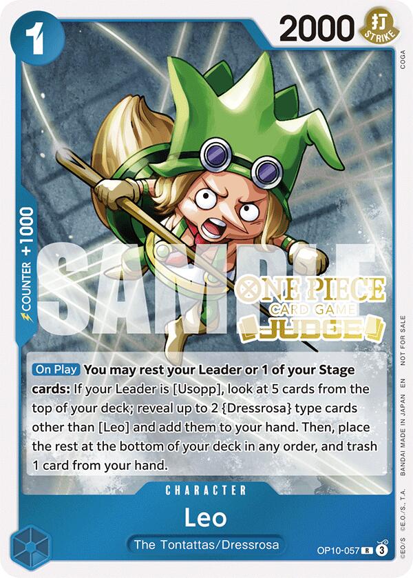 Leo (Judge Pack Vol. 6) [One Piece Promotion Cards] | Total Play