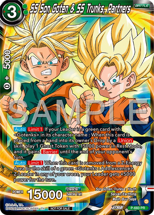 SS Son Goten & SS Trunks, Partners (Zenkai Series Tournament Pack Vol.12) (P-683) [Tournament Promotion Cards] | Total Play