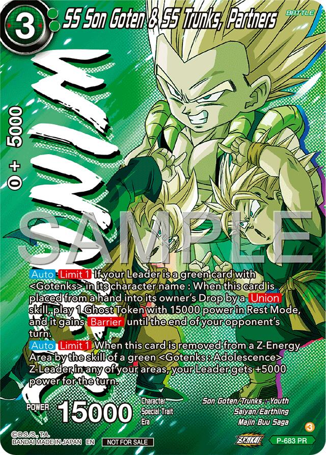 SS Son Goten & SS Trunks, Partners (Zenkai Series Tournament Pack Vol.12) (Winner) (P-683) [Tournament Promotion Cards] | Total Play