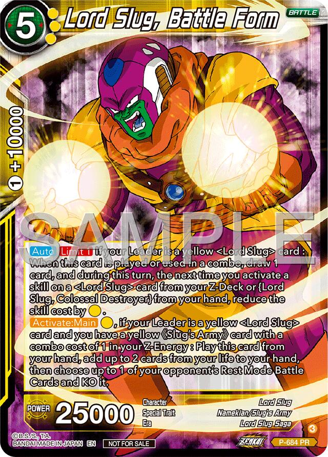 Lord Slug, Battle Form (Zenkai Series Tournament Pack Vol.12) (P-684) [Tournament Promotion Cards] | Total Play