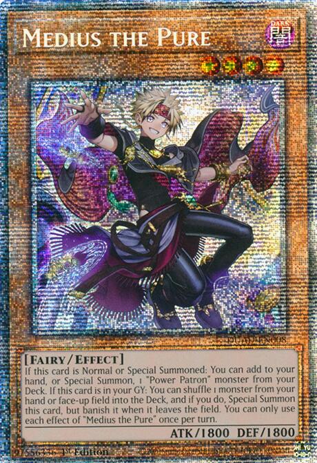 Medius the Pure (Starlight Rare) [DUAD-EN008] Starlight Rare | Total Play
