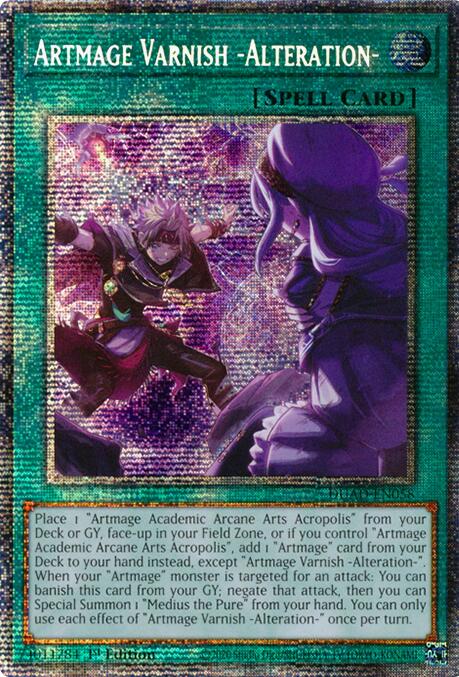 Artmage Varnish -Alteration- (Starlight Rare) [DUAD-EN058] Starlight Rare | Total Play