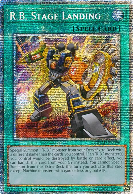 R.B. Stage Landing (Starlight Rare) [DUAD-EN096] Starlight Rare | Total Play