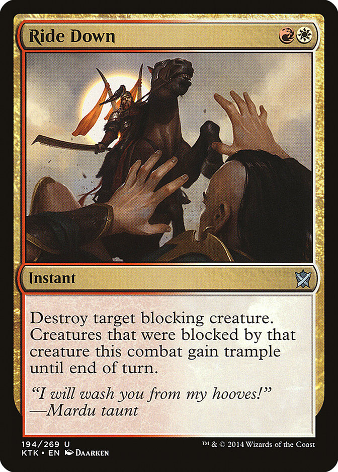 Ride Down [Khans of Tarkir] | Total Play