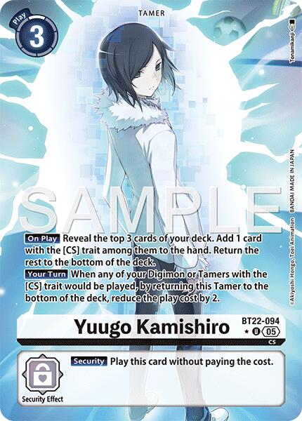 Yuugo Kamishiro [BT22-094] (Alternate Art) [Cyber Eden] | Total Play