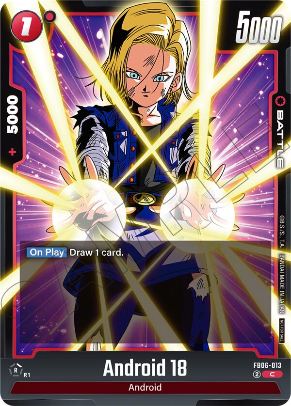 Android 18 (Limited Pack 02) [Fusion World Tournament Cards] | Total Play